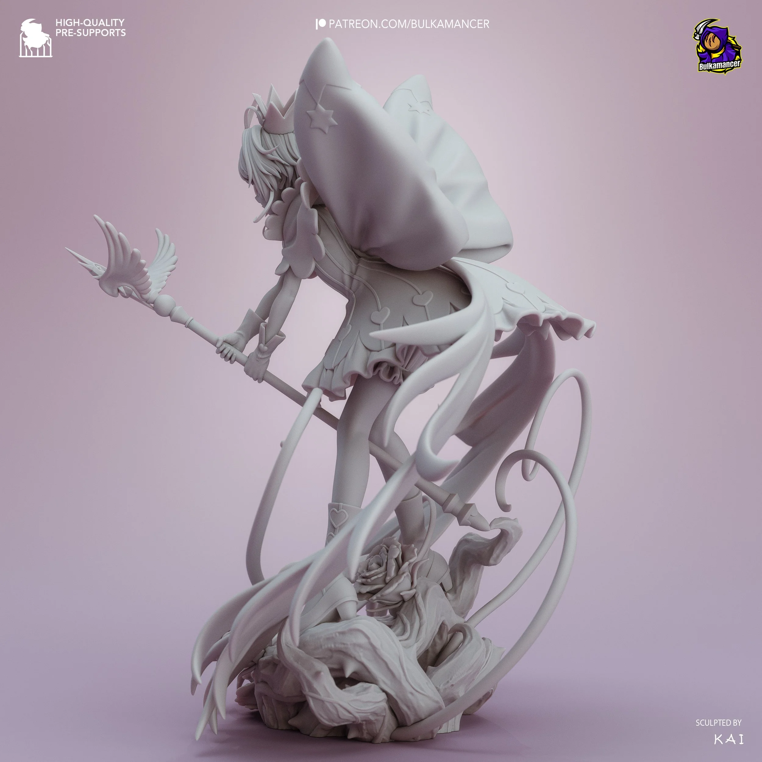 Sakura Premium Resin Statue — Made To Order — Art With Robots